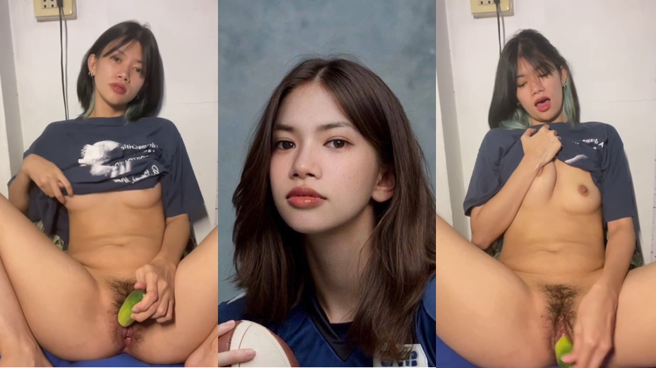 นักกีฬาสาวคนสวย เล่นกีฬาบ่อยแล้วเงี่ยนนั่งอ้าหีช่วยตัวเองให้แฟนดูหีแม่งอย่างสวยเลยเอาแตงกวาแม่มายัดหี ก็ว่าโดนแม่ตีหาแตงกวาไม่เจอโคตรเด็ด